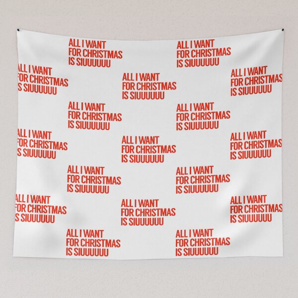Item preview, Cristiano Ronaldo - All I Want For Christmas Is Siuuuuuu designed and sold by TristanSmiley.