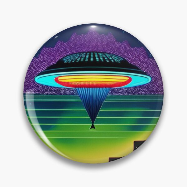 Item preview, Retro UFO City Night 94 | Pop Surrealism - Grusch designed and sold by Benito Del Ray.