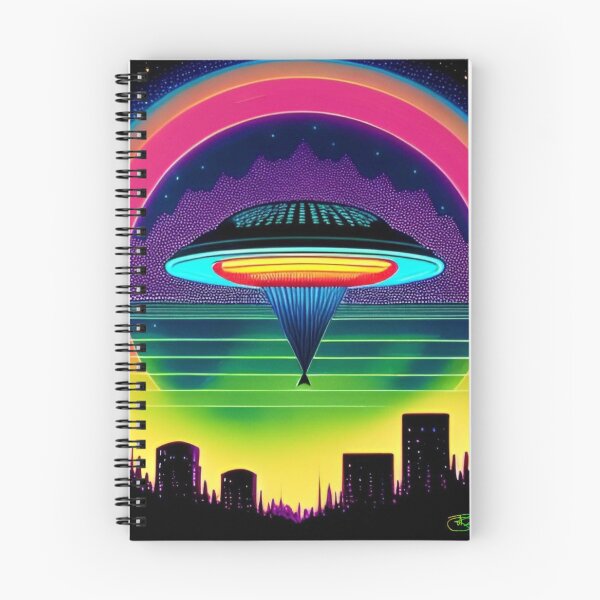 Item preview, Retro UFO City Night 94 | Pop Surrealism - Grusch designed and sold by Benito Del Ray.