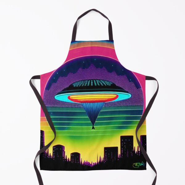Item preview, Retro UFO City Night 94 | Pop Surrealism - Grusch designed and sold by Benito Del Ray.