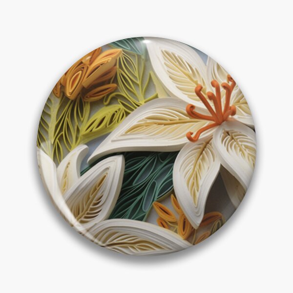 Item preview, Tender Petals: Paper Quilling Lily Pattern designed and sold by EVA4designs.
