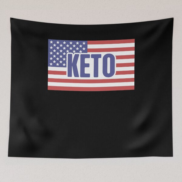 Item preview, American Flag & KETO designed and sold by Jam Jar.