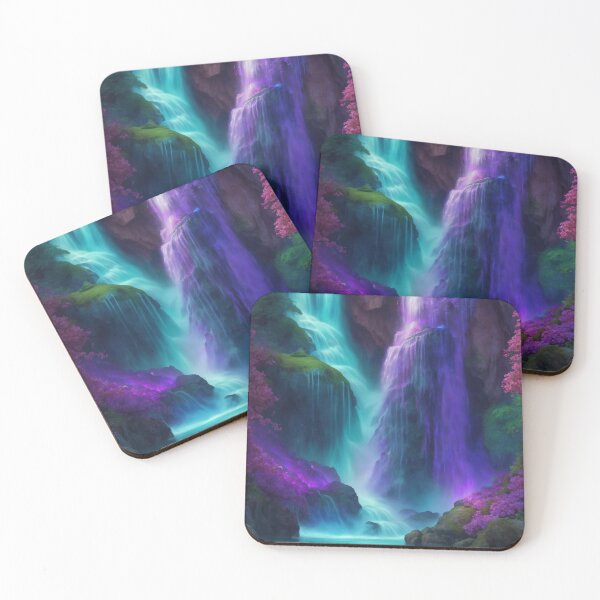 Item preview, Enchanted Oasis: Embrace the Tranquility of a Magical Waterfall designed and sold by RedArtG09.