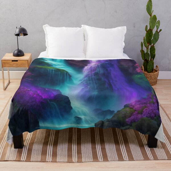 Item preview, Enchanted Oasis: Embrace the Tranquility of a Magical Waterfall designed and sold by RedArtG09.