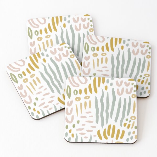 Item preview, Earthy pastel abstract shapes pattern 01 designed and sold by Miss-Belle.
