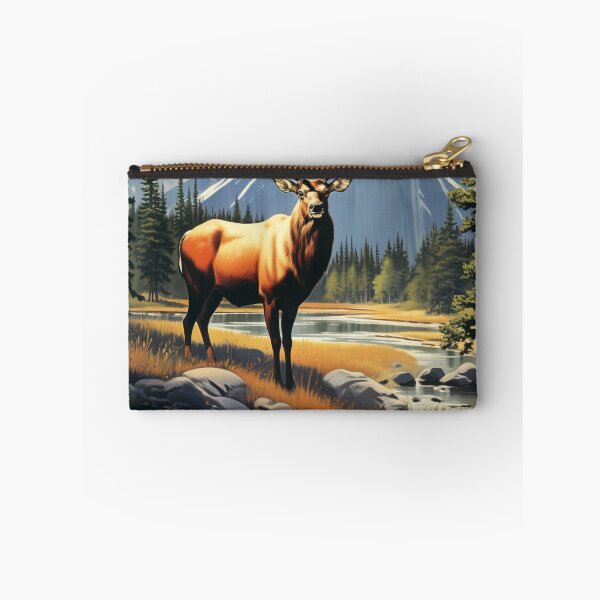 Item preview, A Vintage Travel Illustration of the Canadian Rockies in Alberta - Canada designed and sold by GoodOldVintage.