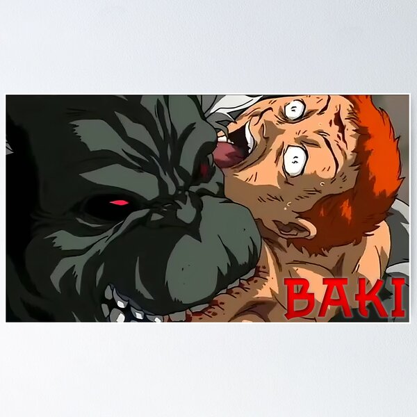 Quadro e poster Baki vs Yujiro - Quadrorama