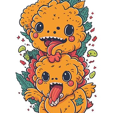 Dino Nuggets Cute Kawaii Funny Trendy Gifts For Women Men Youth Sticker  for Sale by Unique One