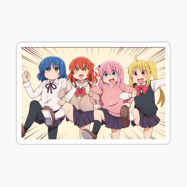 Aperçu de l'œuvre Bocchi le Rocher ! Hitori Gotoh et ses camarades créée et vendue par soubenski.