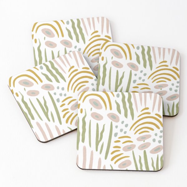 Item preview, Neutral pastel abstract shapes pattern 02 designed and sold by Miss-Belle.