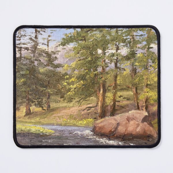 Item preview, Mountain Woodlands Oil on Canvas designed and sold by GalleryDigitals.