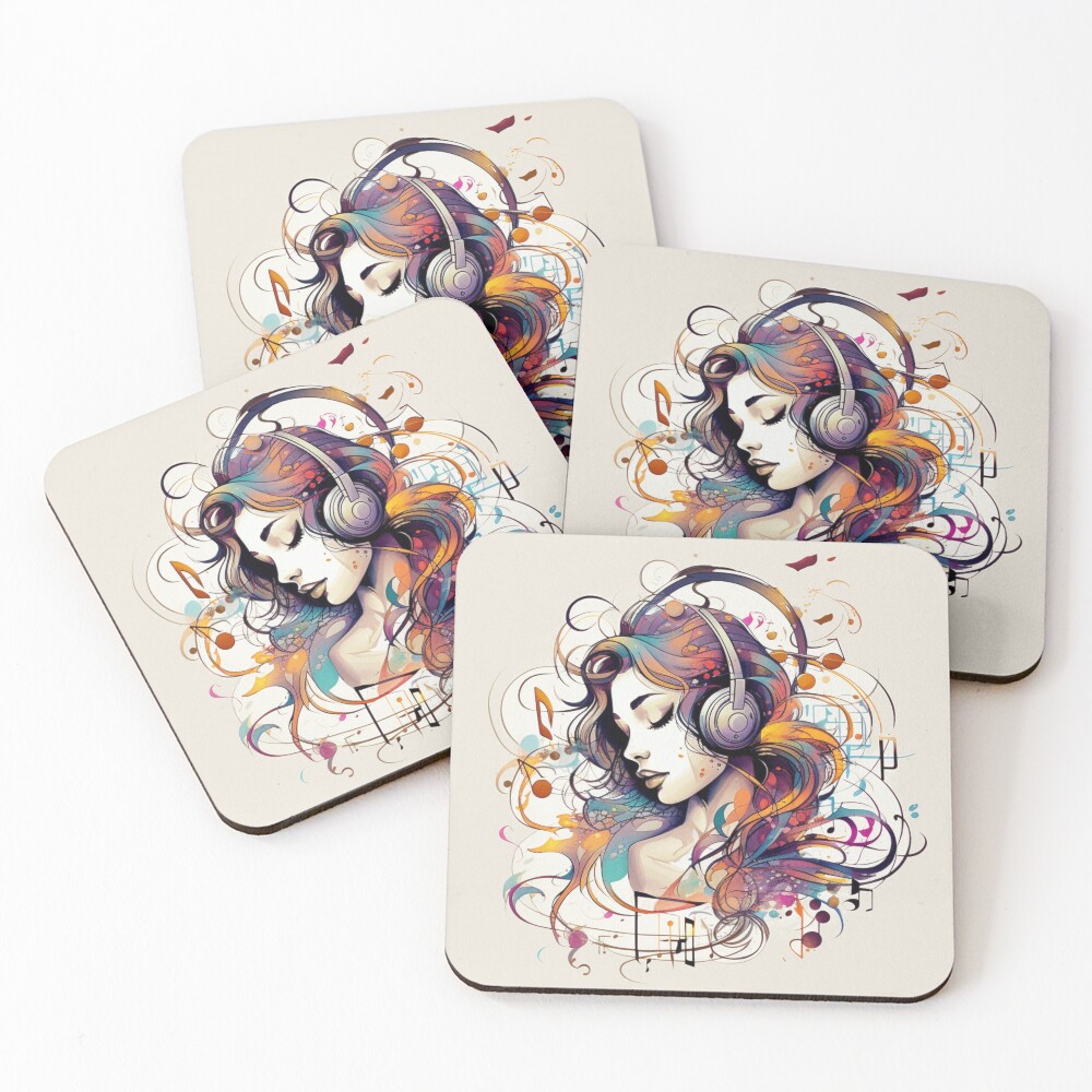 Item preview, Coasters (Set of 4) designed and sold by PrintDesignLab.
