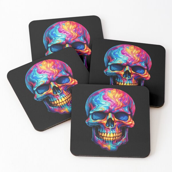 Item preview, Mystery Colorful skull beautiful artistic II designed and sold by Sixcom.
