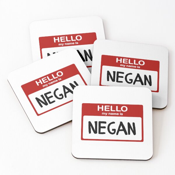 Item preview, Funny Halloween, My name is Negan name tag. designed and sold by JenniRoma.