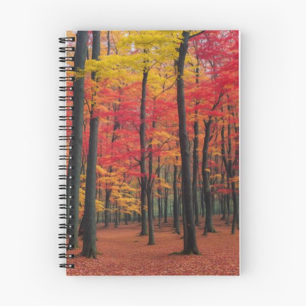 Item preview, Nature's Palette: An Abundant Forest with Colorful Foliage and Trees designed and sold by RedArtG09.