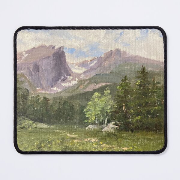 Item preview, Mountains and Trees Oil on Canvas designed and sold by GalleryDigitals.