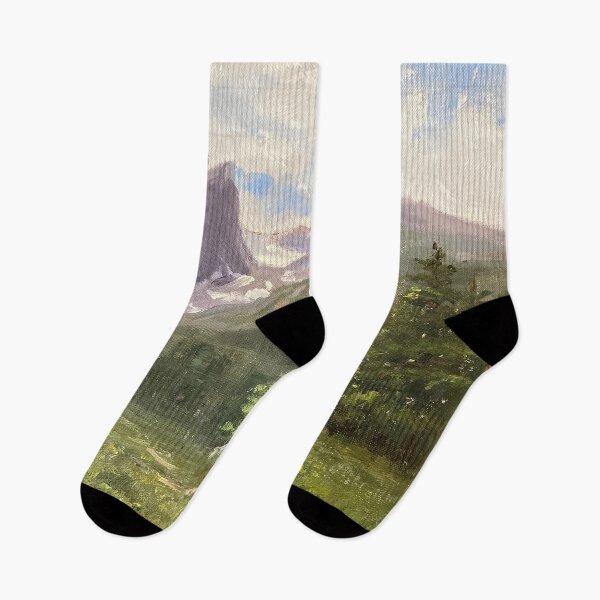 Item preview, Mountains and Trees Oil on Canvas designed and sold by GalleryDigitals.