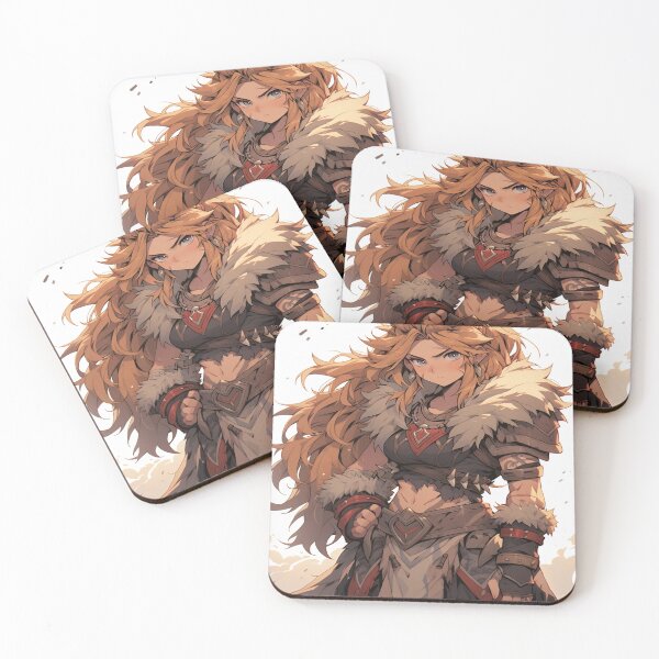 Item preview, Dungeons and Dragons - Female Barbarian Hero - Anime designed and sold by Splatter-arts.