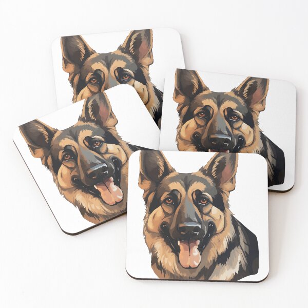Item preview, Canine Majesty: Vector Portraiture of the German Shepherd designed and sold by calharborne.
