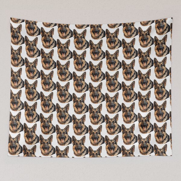 Item preview, Canine Majesty: Vector Portraiture of the German Shepherd designed and sold by calharborne.