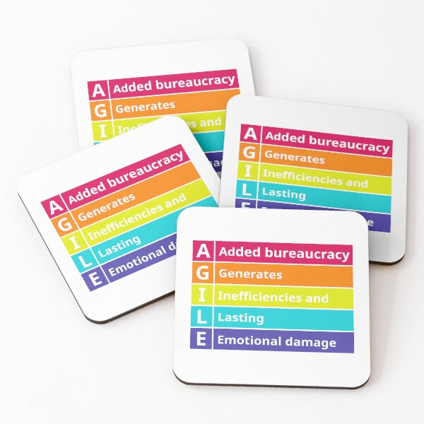 Item preview,  Agile is just a Added Bureacracy  designed and sold by Jeeb-Arts.