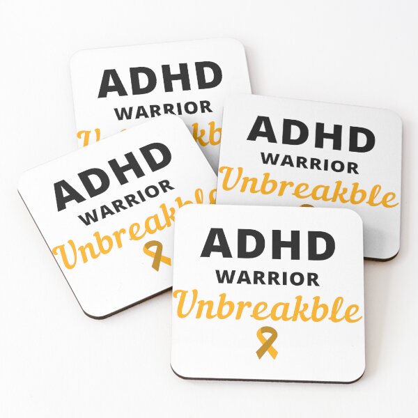 Item preview, ADHD Warrior Unbreakable designed and sold by Color-Sparkle.