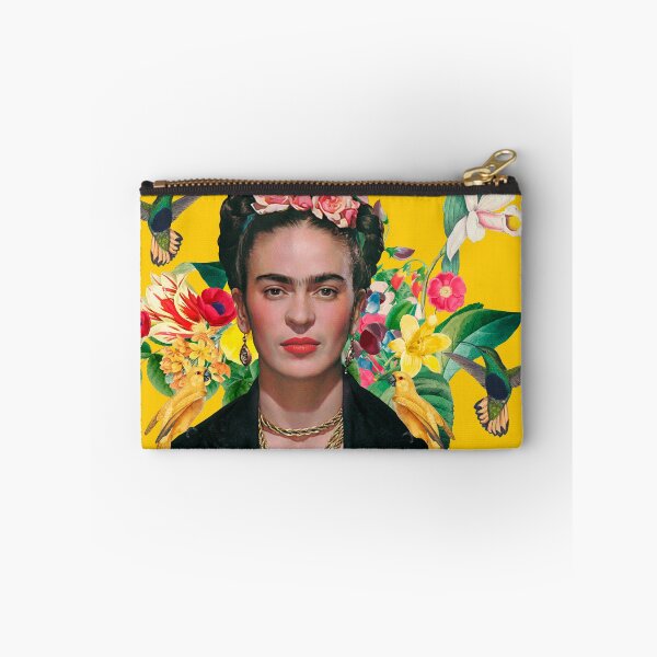 Item preview, Frida Kahlo and Flowers Exotic parrots Hummingbird ,Frida Kahlo designed and sold by TeeARTHY.