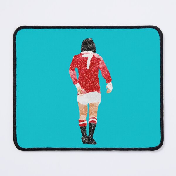 Item preview, George Best watercolour Manchester United Football Northern Ireland Legend number 7 Man United Red D designed and sold by ShawanaBraun.
