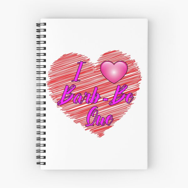 Item preview, I Heart Barb Be Que - Scribble Heart designed and sold by Bruce ALMIGHTY Baker.