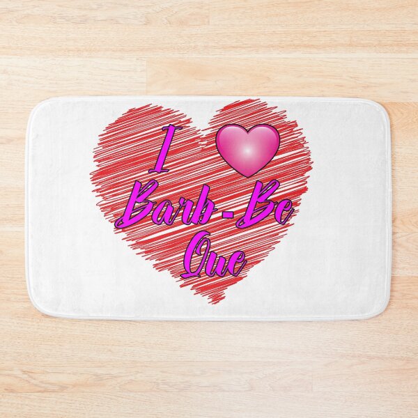 Item preview, I Heart Barb Be Que - Scribble Heart designed and sold by Bruce ALMIGHTY Baker.
