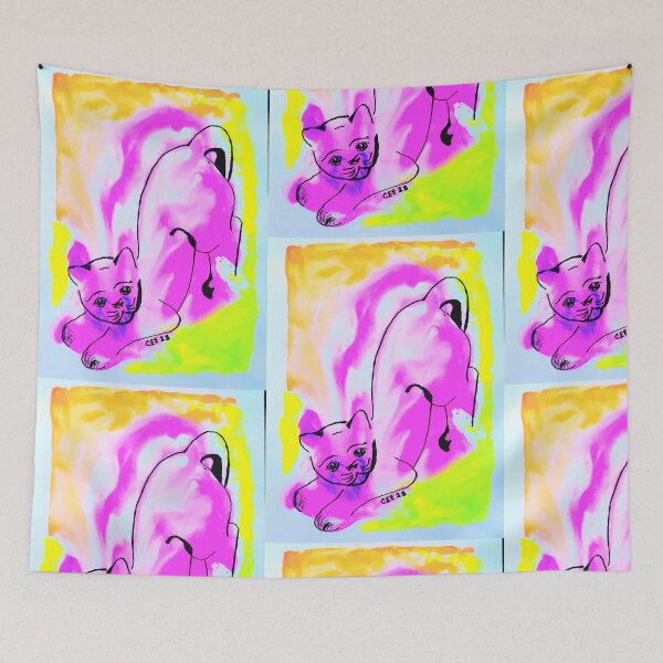 Item preview, Playful Pink Cat designed and sold by CeeMartinez.