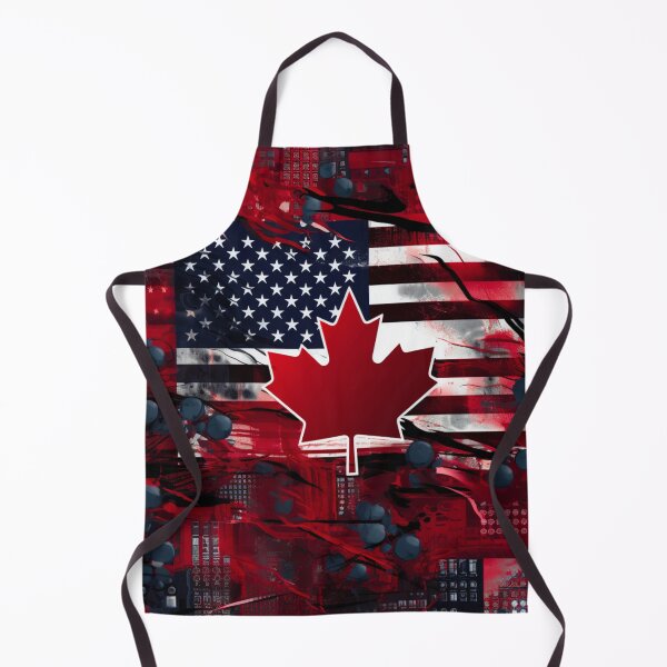 Item preview, American Canadian flag designed and sold by MoonDesinso.