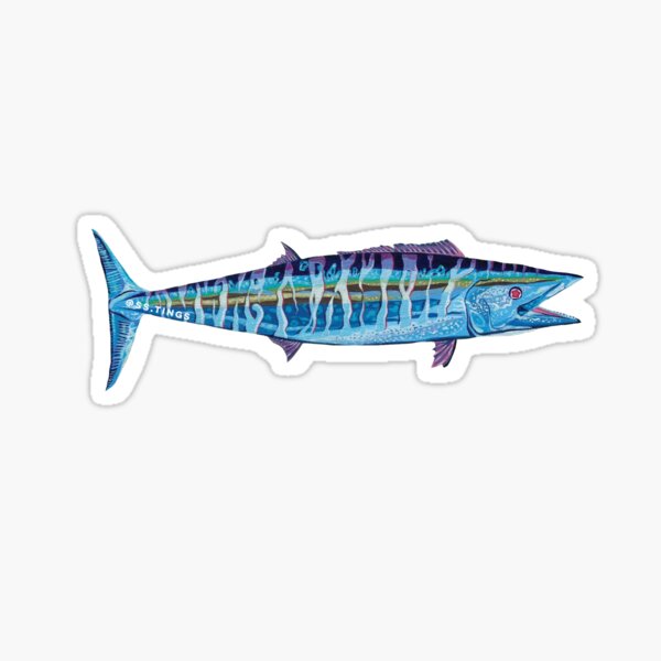 Wahoo Fish Stickers for Sale