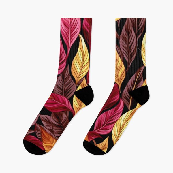 Item preview, Leaf Design - Burgundy, pink, ivory, gold, black 4 designed and sold by Highlandkings.