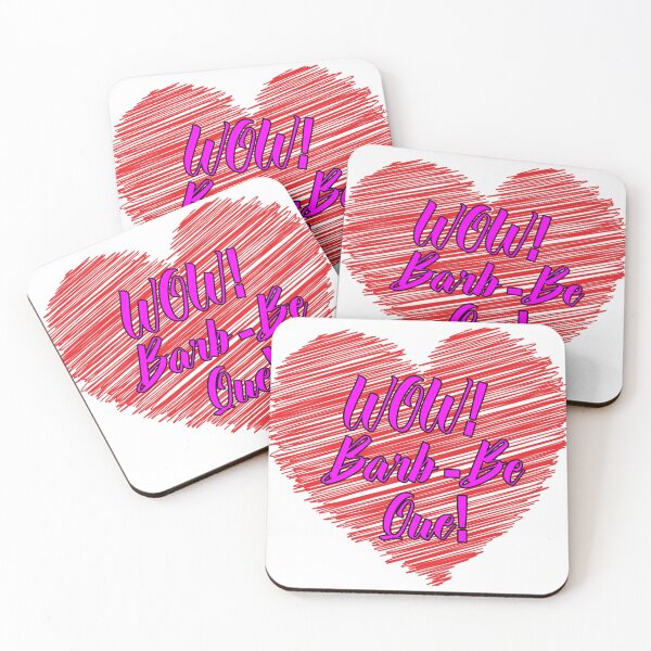 Item preview, WOW! Barb Be Que - Scribble Heart designed and sold by Bruce ALMIGHTY Baker.