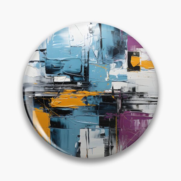 Item preview, Geometric Brushstroke Design designed and sold by StickeryPickery.
