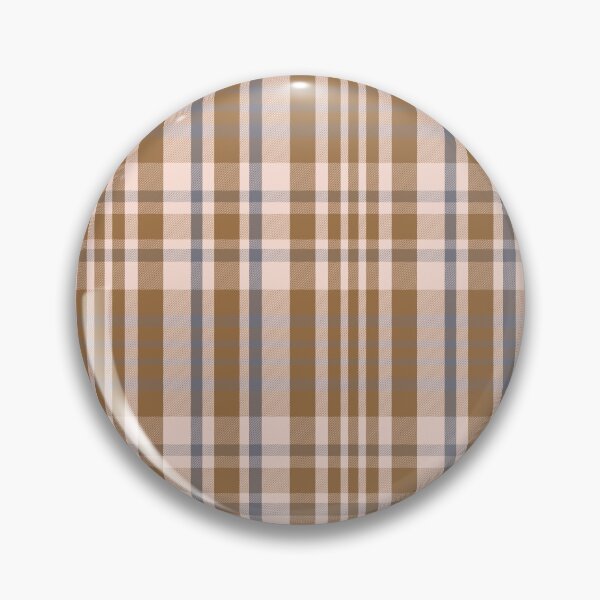 Item preview, Light Academia Aesthetic Sorcha 2 Hand Drawn Textured Plaid Pattern designed and sold by GenAumonier.