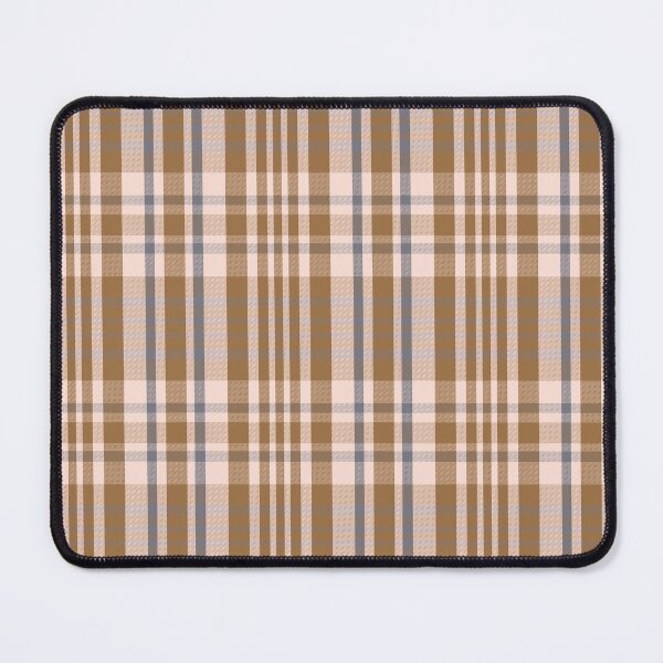 Item preview, Light Academia Aesthetic Sorcha 2 Hand Drawn Textured Plaid Pattern designed and sold by GenAumonier.