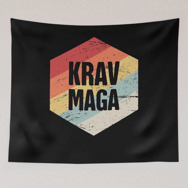 Item preview, Retro Vintage Krav Maga Martial Arts designed and sold by Jam Jar.