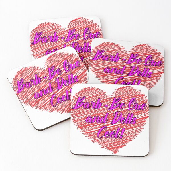 Item preview, Barb Be Que and Dolls Cool! - Scribble Heart designed and sold by Bruce ALMIGHTY Baker.