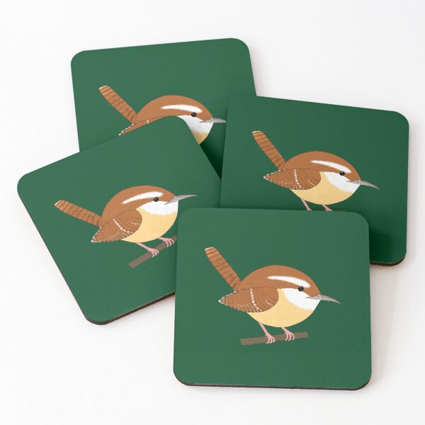 Item preview, Round Carolina Wren designed and sold by EyeOfGender.