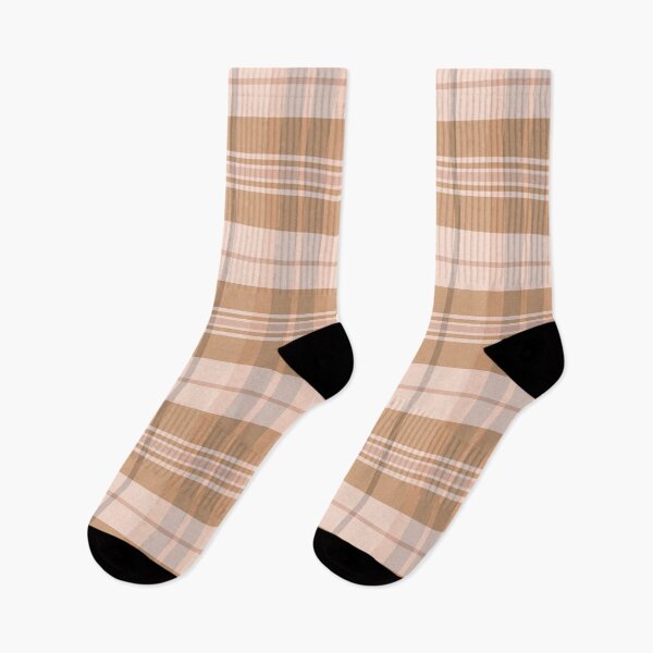Item preview, Light Academia Aesthetic Arable 2 Hand Drawn Textured Plaid Pattern designed and sold by GenAumonier.