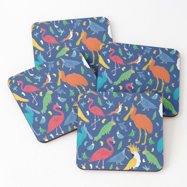 Item preview, Feathered Festive Friends GD23-A02 designed and sold by Gabba Delgado.
