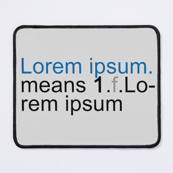 Artikelvorschau, Bedeutung von Lorem ipsum entworfen und verkauft von Shami23art.