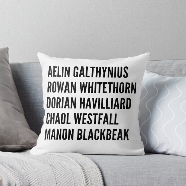 Item preview, Throne of Glass Main Character Full Names designed and sold by storieswsummer.