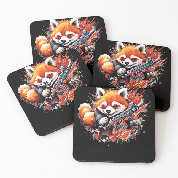 Item preview, Funny Red Panda Gaming Lover Pixel Gun Pixel Panda designed and sold by ArtFromBeyond.