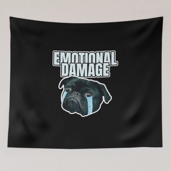 Item preview, Emotional Damage funny meme sticker designed and sold by Rodayna Elnaggar.