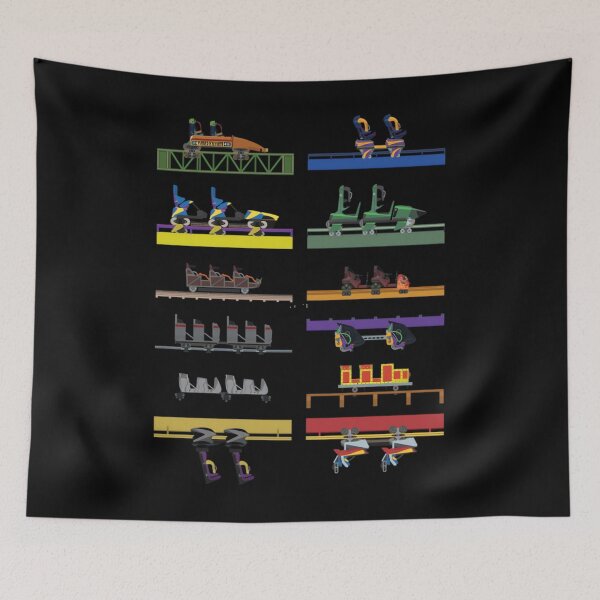 Item preview, Six Flags Great Adventure Coaster Cars Design (With Jersey Devil)   	 designed and sold by hshelllo97.