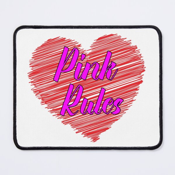 Item preview, Pink Rules - Scribble Heart designed and sold by Bruce ALMIGHTY Baker.
