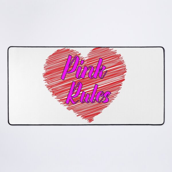 Item preview, Pink Rules - Scribble Heart designed and sold by Bruce ALMIGHTY Baker.
